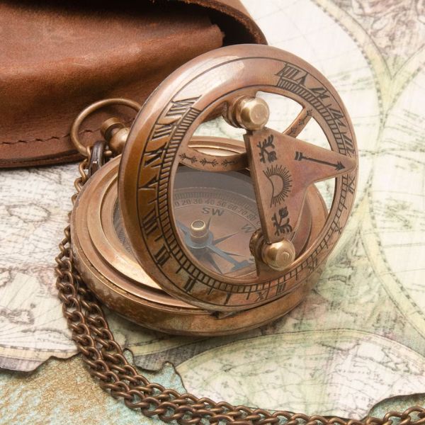 Mirage Engraving Personalized Compass, a symbolic 2 year anniversary gift for life's journey together.