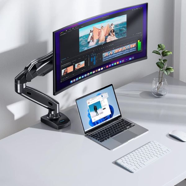 Monitor Mount - Elevate the gaming experience with a versatile monitor mount.