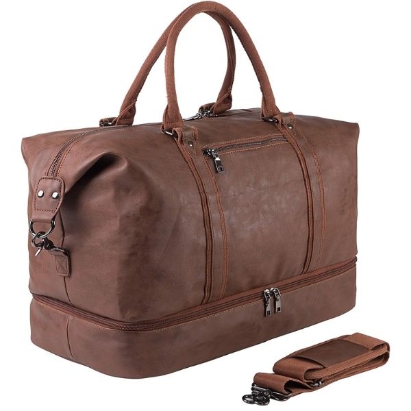 Monogrammed Leather Travel Bag Set christmas gifts for boyfriend