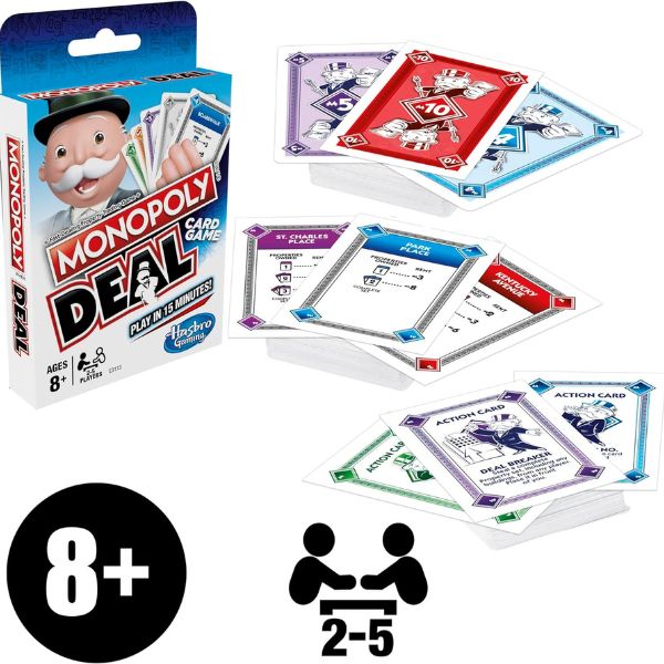 Monopoly Card Game, a classic and fun entertainment gift for her.