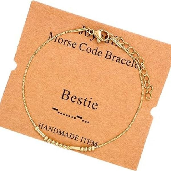 Morse Code Bracelets - Morse code bracelets with secret messages, a meaningful gift for your friend.