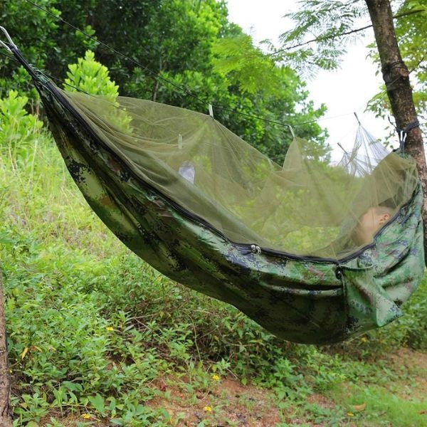 Relax bug-free with our Mosquito Net Hammock, a comfy outdoor gift for mom.
