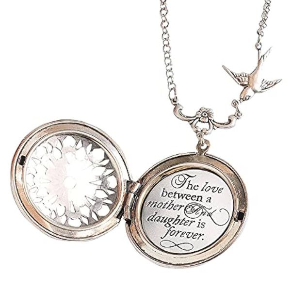 A beautifully crafted mother-daughter locket, a heartfelt gift for moms from their daughters