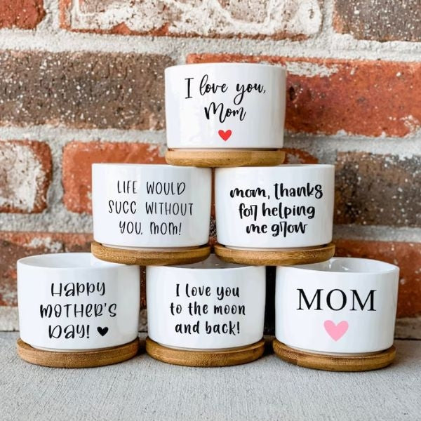 These Mother’s Day Planters are the perfect gift to celebrate your mom's green thumb.