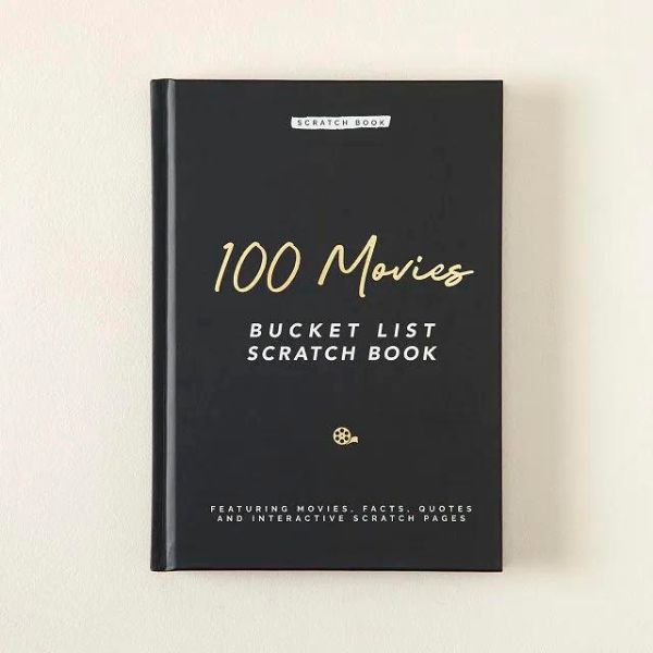 Movie Bucket List Book, a must-have for film enthusiasts and a great gift idea