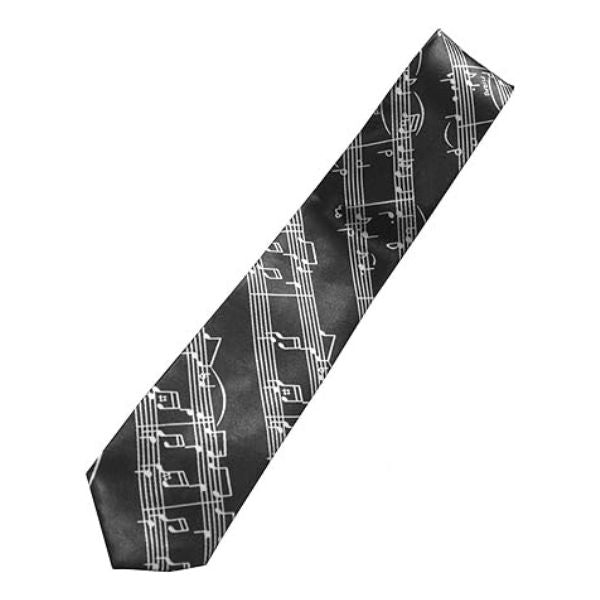 Elevate your style with the Music Notes Tie, a fashionable accessory for those who want to wear their love for music.
