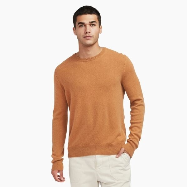 Naadam Essential Cashmere Sweater a luxurious and cozy Valentine's Day gift for him.