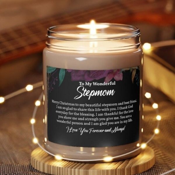 Natural Soy Candle Gift For Stepmom christmas gift for stepmom