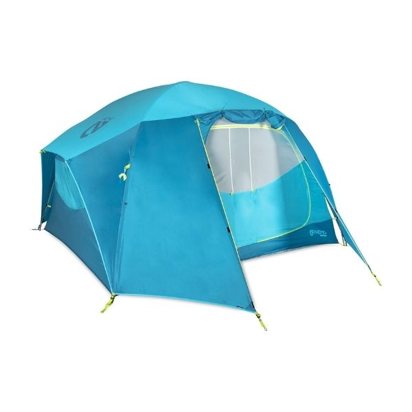 Nemo's Aurora tent creates livable space for two with ample headroom to move.