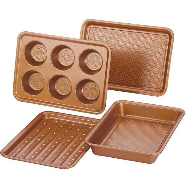 Nonstick Bakeware Set - a perfect baking essentials gift for sister in law.
