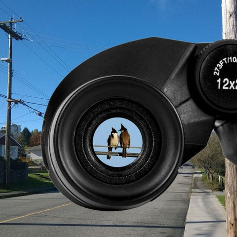 Occer 12x25 Compact Binoculars, perfect for adventurous retired men who love exploring.