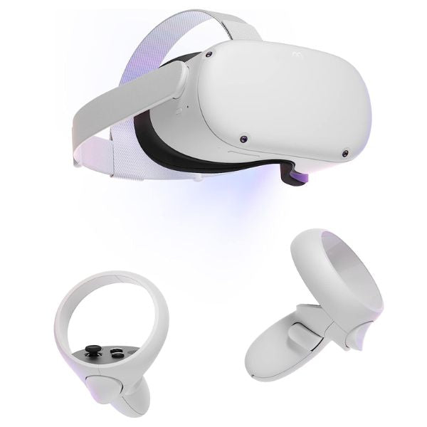 Oculus Quest 2 VR Set, a futuristic anniversary gift for husbands into gaming and virtual reality.