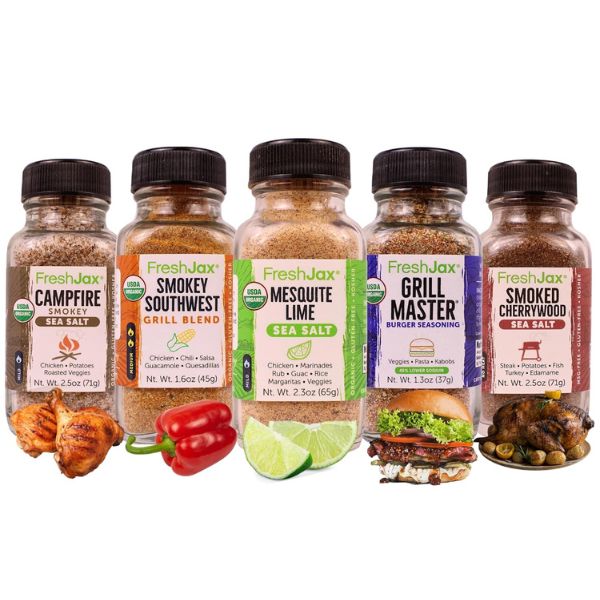 Organic Spice Sampler for culinary exploration, an ideal father's day gift for gourmet brothers