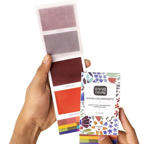 Viviva Colors Travel Watercolor Set as a must-have summer gift for painters.