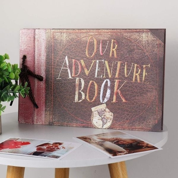 Embark on a DIY adventure with Our Adventure Book, a creative gift idea for your boyfriend.