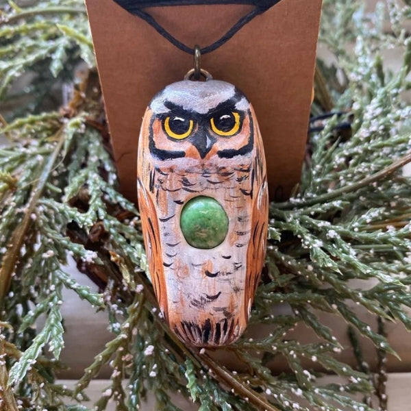 Owl Statement Necklace makes a bold impression in the realm of owl gifts with its striking presence