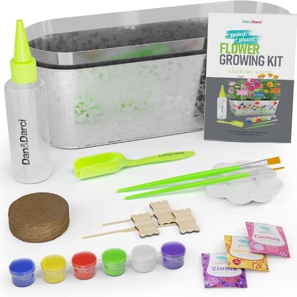 Paint & Plant Flower Growing Kit for Kids cultivates Easter excitement with blooming beauty.