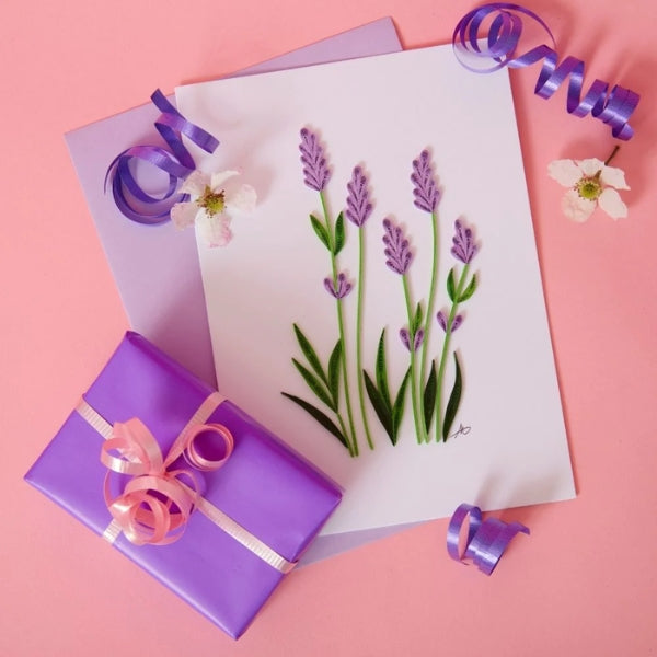 An exquisite paper flowers card, a handmade mothers day card idea.