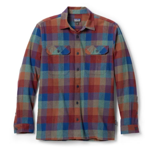 Cozy Patagonia Fjord Flannel, a stylish and warm choice for Father's Day gifts for outdoorsmen