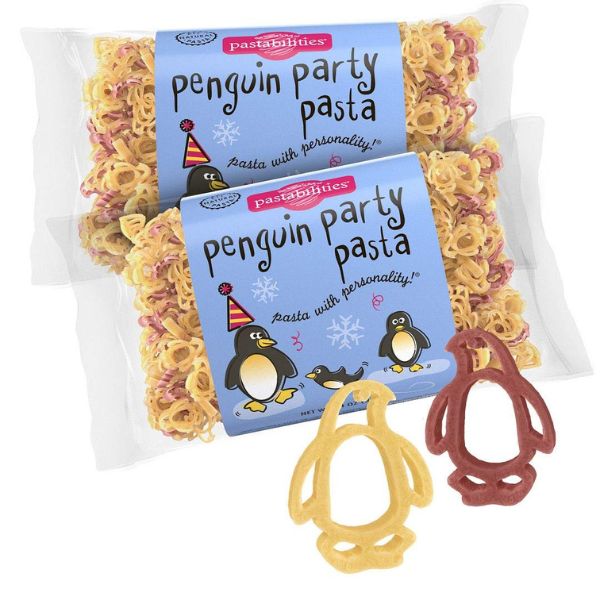 Penguin Party Pasta brings a whimsical touch to your meals.