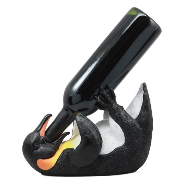 Penguin Wine Bottle Holder is a charming way to display your wine.