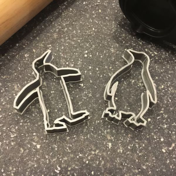 Penguins Shape Cutter Set (Not Metal) for baking fun with a penguin twist.