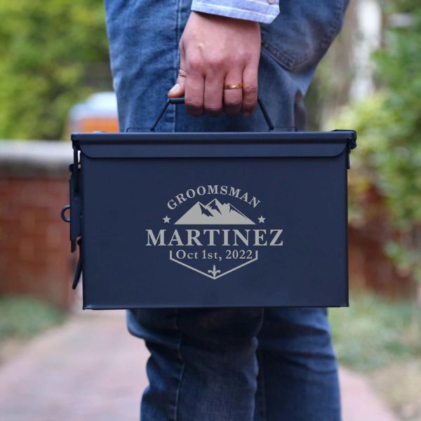 Personalized Ammo Can, storage solution for ammunition, personalized for dads who hunt.