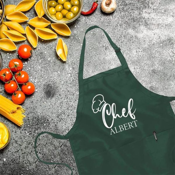 Custom kitchen apron, perfect for dads who love cooking