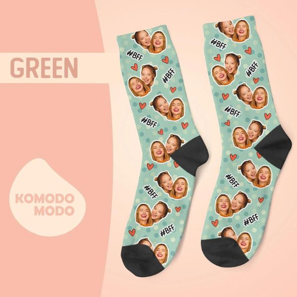 Put your favorite moments on display with a Personalized Best Friends Photo Sock - a custom graduation gift.