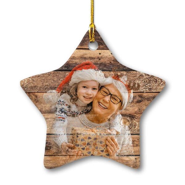 Decorate your tree with this personalized ceramic ornament, shipped for free on Free Shipping Day