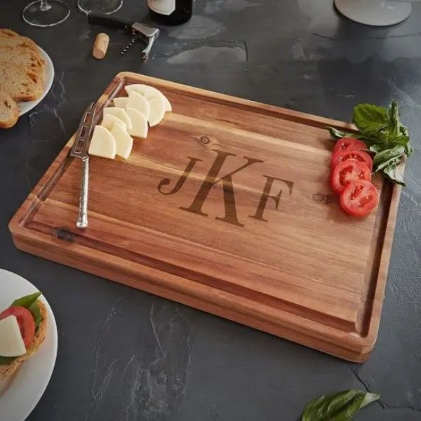 Personalized Christmas Cheese Board and Knife Set christmas gift for boss