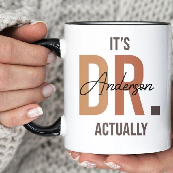 Personalized Coffee Mug, a thoughtful and practical gift for doctors, adding a personal touch to their daily caffeine fix.