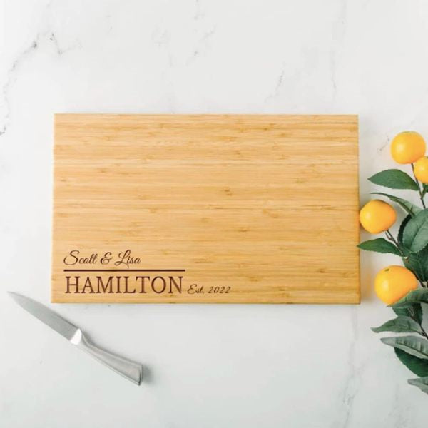 Personalized Cutting Boards, thoughtful and practical Christmas gifts for the family kitchen.