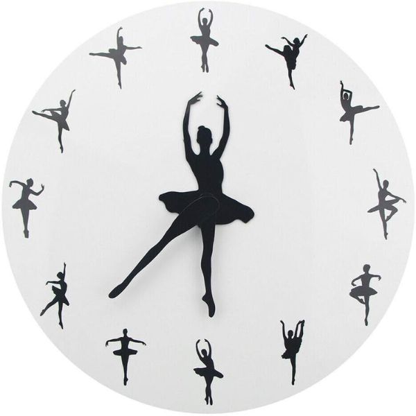 Personalized Dance Studio Clock, a functional and customized gift for dance teachers.