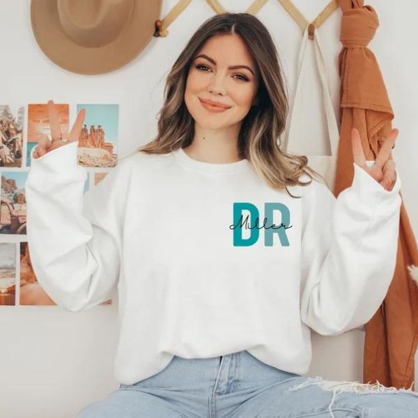 Embrace personalized style with the Personalized Doctor Sweatshirt, a unique and cozy gift for doctors to showcase their profession.