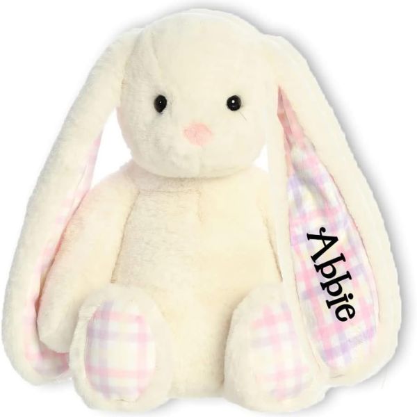 Personalized Easter Bunny is a soft and cuddly custom gift for Easter.