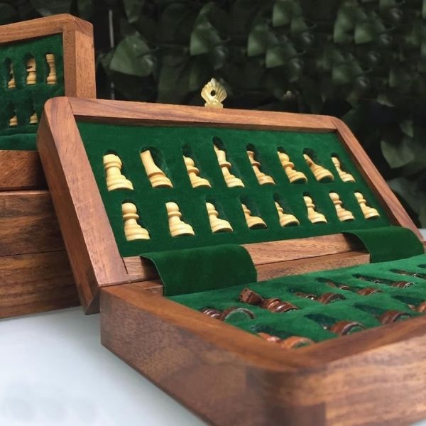 Personalized Engraving Chess Set is a classic and intellectual 50th anniversary gift, perfect for strategic minds.