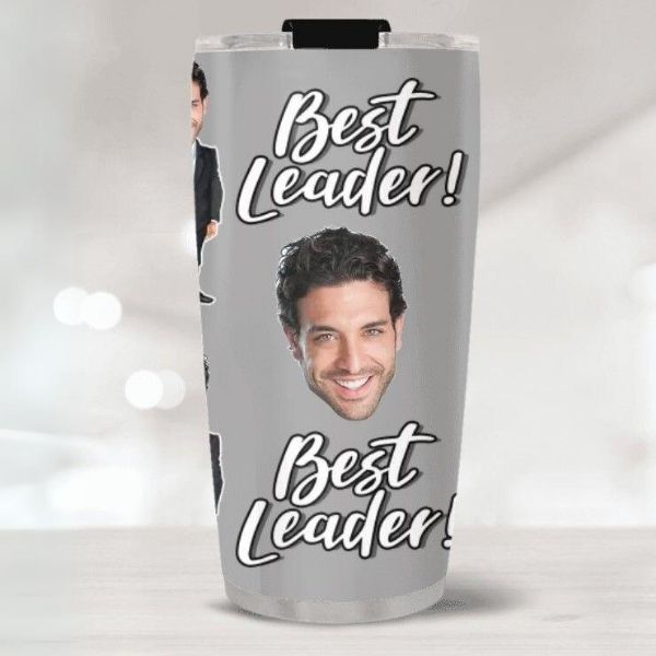 Personalized Head Photo Funny Tumbler christmas gift for boss