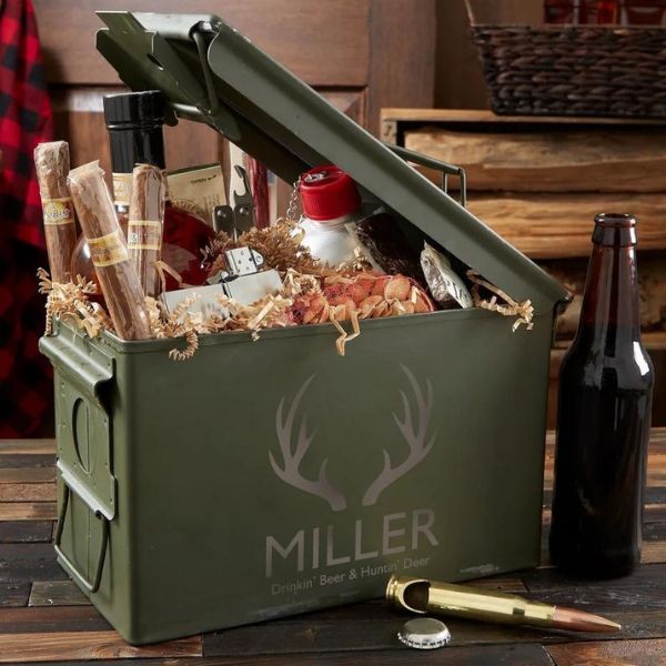 Personalized Hunting Ammo Box christmas gifts for hunters