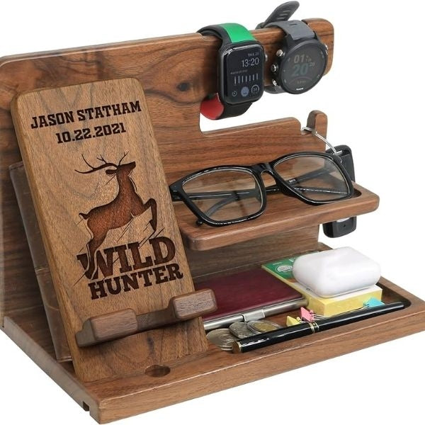 Personalized Hunting Docking Station christmas gifts for hunters
