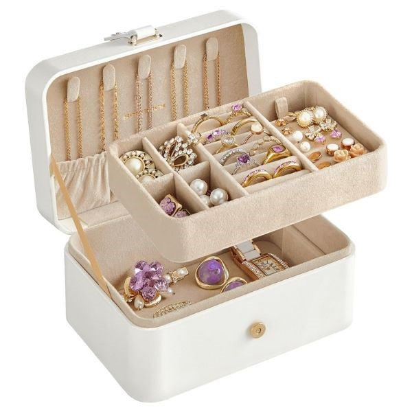 Personalized Jewelry Box, a meaningful and cherished gift for mom to store her precious keepsakes.