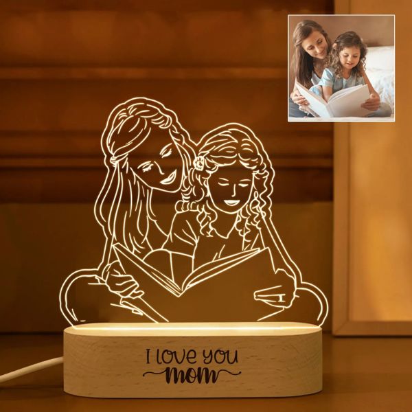 Personalized Photo Lamp 50th birthday gift ideas for mom