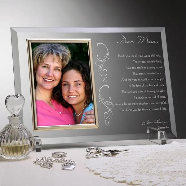 Personalized Picture Frame with Poem 50th birthday gift ideas for mom