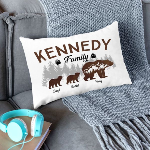 Personalized Pillow celebrates family unity, a comforting Father's Day gift.