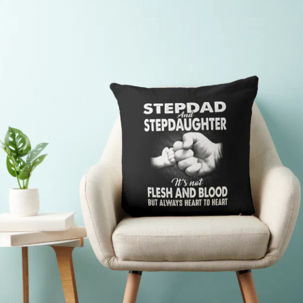 Personalized Pillow for Step Dad christmas gift for step dad