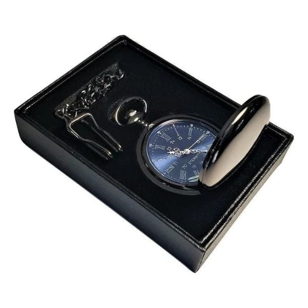 Personalized Pocket Watch, a classic 1 year anniversary gift with a personal touch.