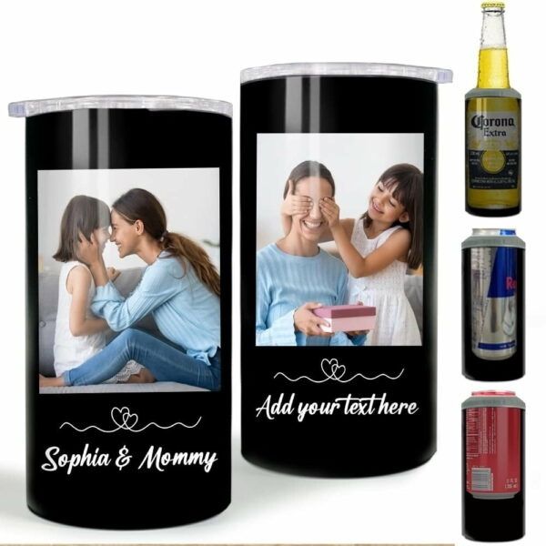 Personalized Valentine Mother Can Cooler with affectionate message