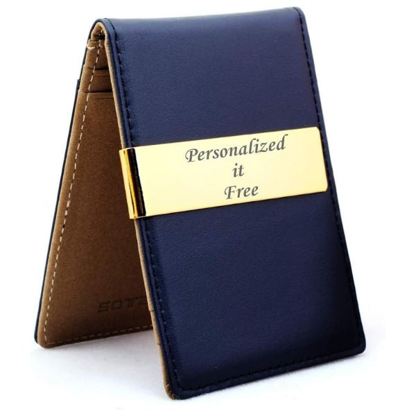 Personalized Wallet, a timeless and sentimental wedding gift for dad to cherish his special day memories.