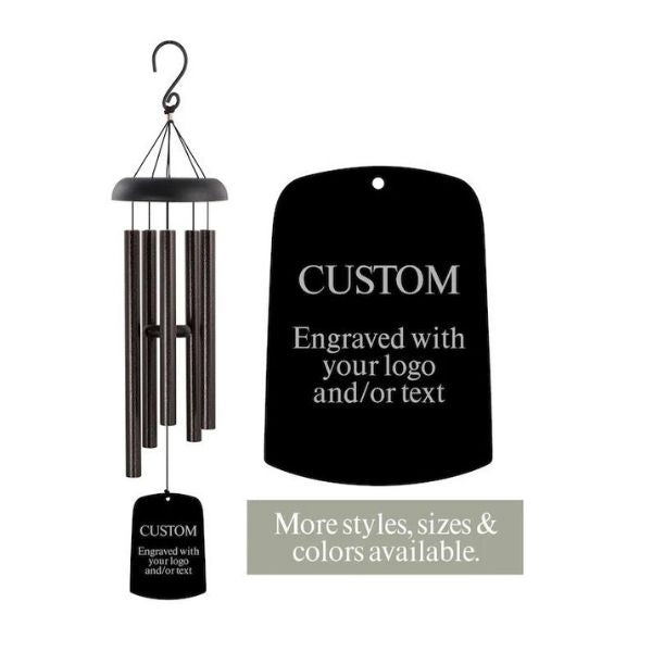 Personalized Wind Chimes sing a melody of love and memories, a harmonious gift for a 50th anniversary.