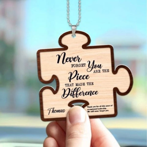 Personalized Wooden Ornament for Boss christmas gift for boss